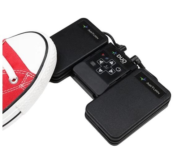 AirTurn Bluetooth page turner pedal